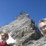 Erinnerungsfoto mit Matterhorn im Hintergrund