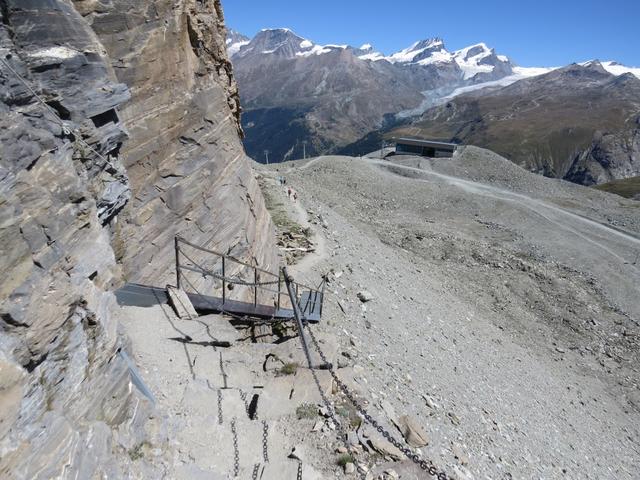 kurz vor der Eisentreppe