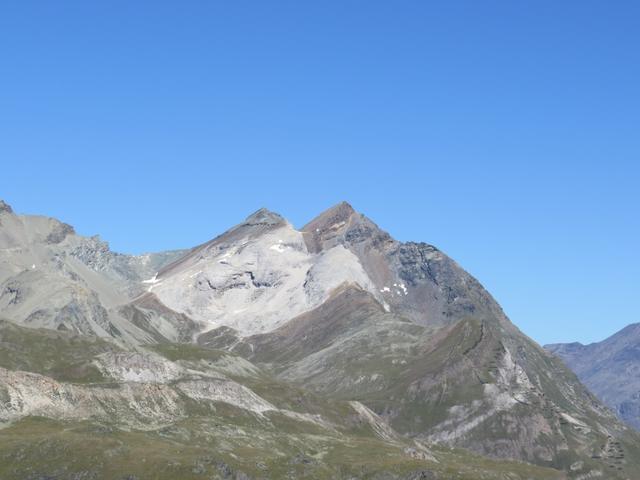 Blick zum Platthorn und Mettelhorn. Was für ein Erlebnis als wir auf dem Gipfel des Mettelhorn standen