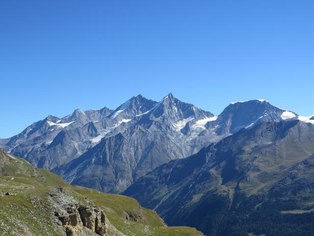 Mischabelgruppe mit Lenzspitze, Dom, Täschhorn und Alphubel