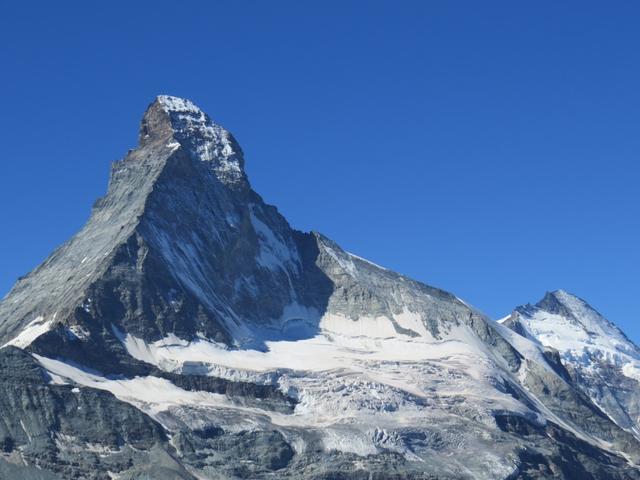 und am Schluss das Matterhorn mit Dent d'Hérens