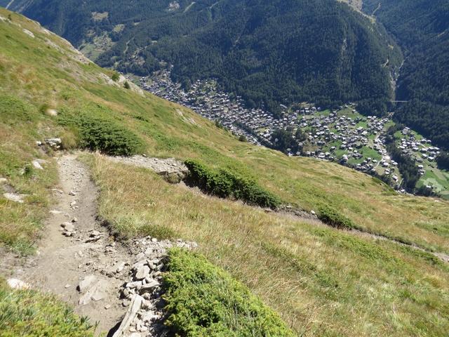 ...einen besonders schönen Ausblick auf Zermatt