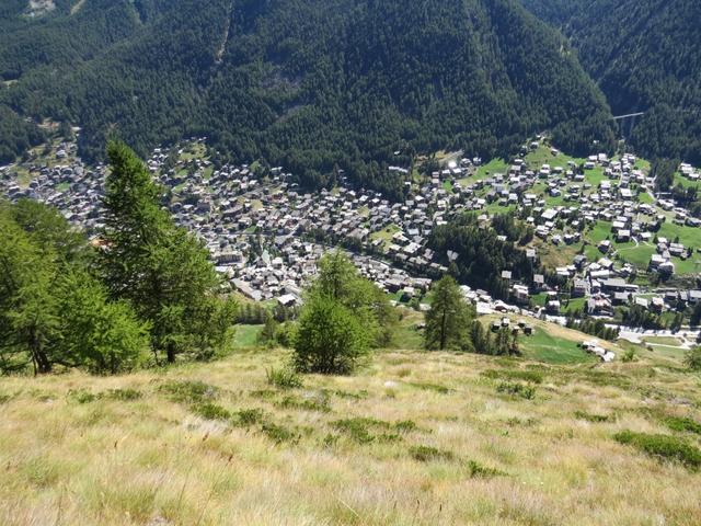 tief unter uns Zermatt