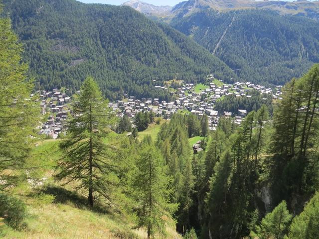 ...und durchqueren bei Bodmen ein Wiesenhang