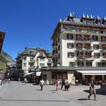 wir haben das Zentrum von Zermatt 1616 m.ü.M. erreicht