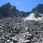 wir erreichen den Absatz auf 2900 m.ü.M.