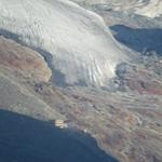 Blick auf die gegenüberliegende Talseite zur Domhütte - die haben wir auch schon besucht- und zum Festigletscher