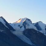 Blick auf Nadelhorn, Lenzspitze, Dom und Täschhorn