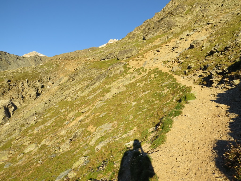 auf dem Weg zur Weggabelung 2710 m.ü.M.