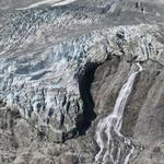 Blick auf den wildzerrissenen Bisgletscher