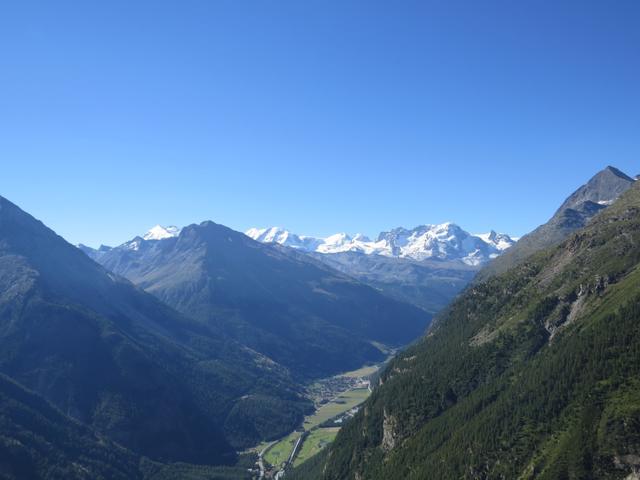 aber mit so einer Aussicht macht das abwärts laufen sogar Spass