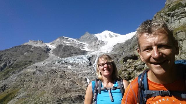 Erinnerungsfoto mit Weisshorn