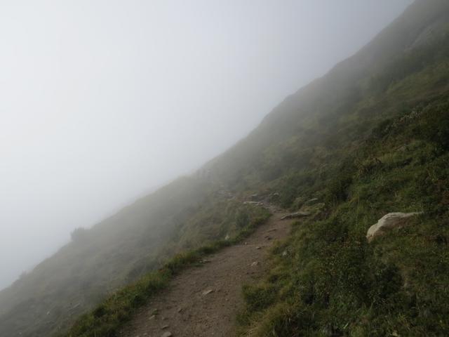 hier biegen wir rechts ab unser erstes Ziel bleibt der gleiche der Lai da Tuma