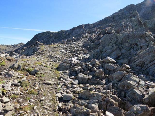 ...alles dem Grat entlang aufwärts