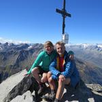 Erinnerungsfoto auf dem Piz Badus / Six Madun 2928 m.ü.M.