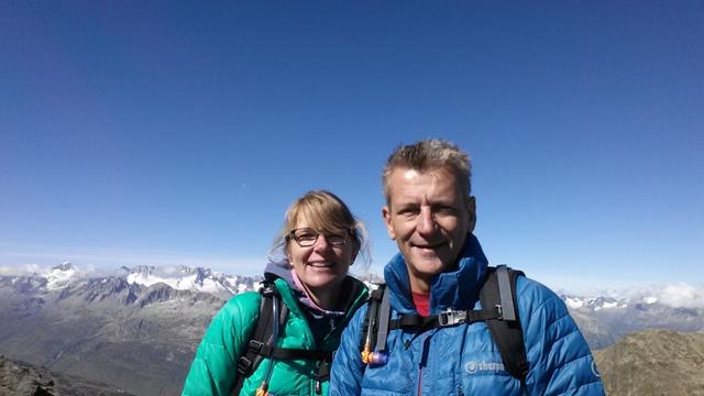 vor dem Abstieg noch schnell ein Erinnerungsfoto