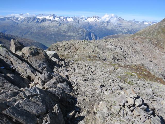 wir befinden uns nun wieder auf dem breiten Badus-Nordwestgrat