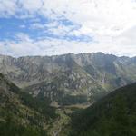 Blick hinunter zur Alpe Corte della Froda