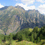 schönes Breitbildfoto aufgenommen bei der Weggabelung Punkt 1775 m.ü.M.