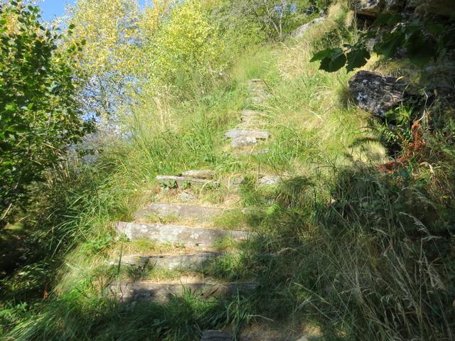 von Menschenhand gemachte Treppen...