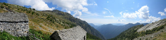 schönes Breitbildfoto aufgenommen bei der Capanna. Bei Breitbildfotos nach dem anklicken, immer noch auf Vollgrösse klicken