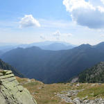 schönes Breitbildfoto mit Blick Richtung Capanna Ribia