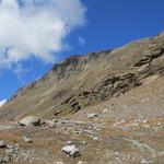 Blick zurück, auf das Gornergrat, von wo wir gekommen sind