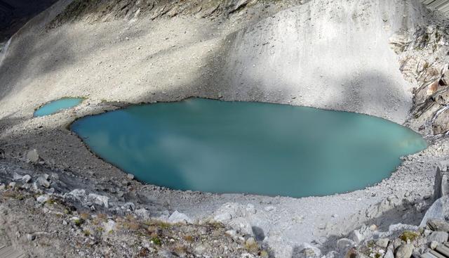 Tiefblick zum Gornersee