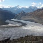 was für ein fantastischer Blick auf den Gornergletscher