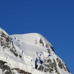 kurze Zeit später steht auch das Breithorn in der Sonne