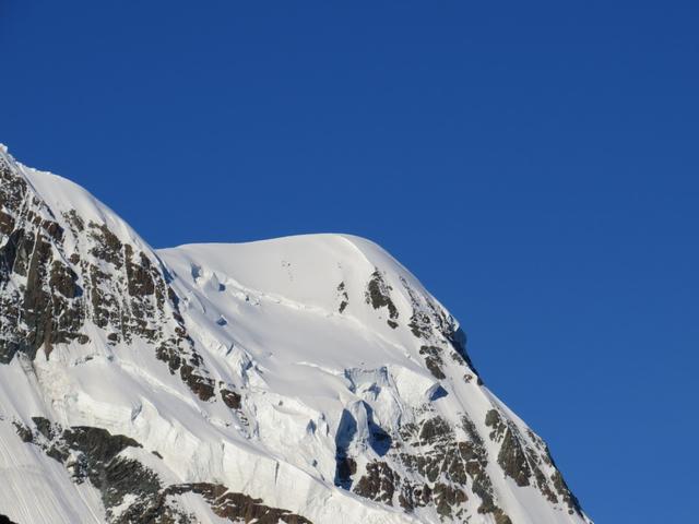 kurze Zeit später steht auch das Breithorn in der Sonne