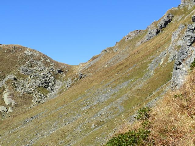 Blick zurück zum Passo della Foglia