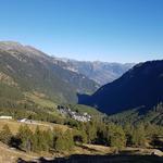 ...und die schöne Aussicht auf Bosco Gurin