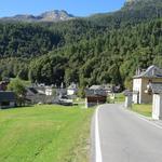 am Kreuzweg von Campo Vallemaggia entlang, geht es ins Dorfzentrum. Der Kreuzweg wurde im Freien um 1760 erbaut...