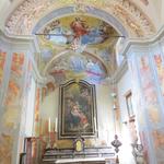 Blick ins innere des Oratorio San Giovanni Battista