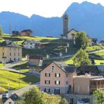 Blick zurück nach Campo und zur Locanda Fior di Campo