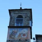 auch der Kirchturm besitzt schöne Fresken