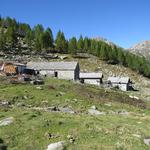 Blick zurück zur Alpe Arena mit der gleichnamigen Capanna