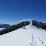 wir erreichen den sehr schön gelegenen, gedeckten Rastplatz mit Feuerstelle Gruebi 1544 m.ü.M. auf der Langmatt