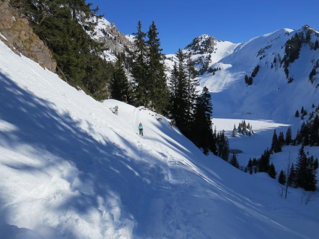 Blick zurück zu meiner Maus und den Hinterstockensee