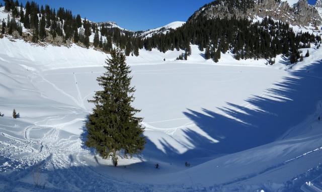 schönes Breitbildfoto vom Oberstockensee