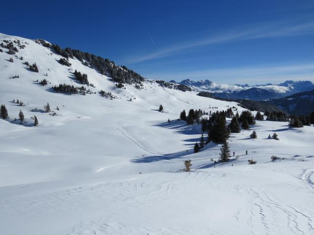 Blick zurück von wo wir gekommen sind