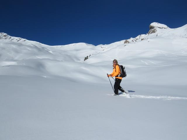 das ist Schneeschuhlaufen in seiner schönsten Form