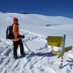 nach dieser schönen Kaffeepause, verlassen wir die Spitzmeilenhütte