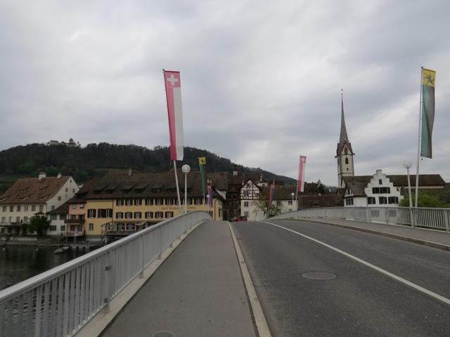 Start der heutigen Etappe vom Bodensee Rundweg ist Stein am Rhein