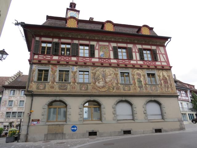 Stein am Rhein besitzt viele sehr schöne Häuser