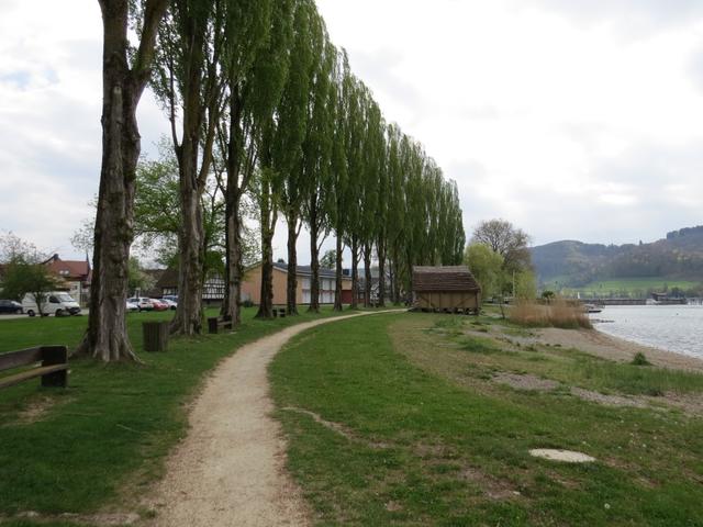 an der Seepromenade von Wangen...