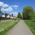 ...und laufen der Seepromeade von Radolfzell, Richtung Bahnhof