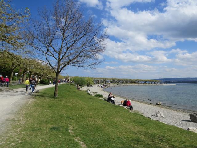 ... um danach alles dem See entlang zum Bahnhof zu laufen, wo der Zug uns nach Konstanz zurück bringen wird