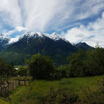 Blick zu Grande Roise, Becca de Salé und Mont Emilius